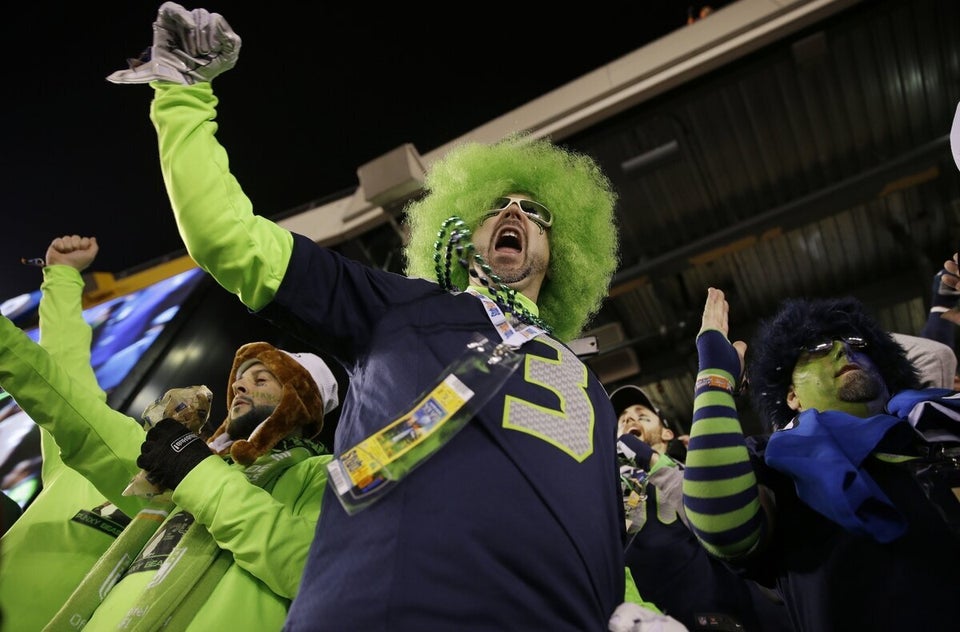 Seahawks fan were obviously thrilled with the win......