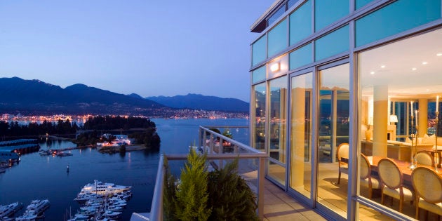 A penthouse apartment overlooking Coal Harbour in downtown Vancouver. Home sales in Vancouver were down more than 36 per cent in August, and the data suggests more weakness is ahead.