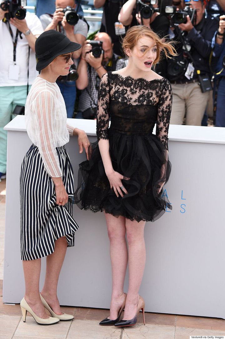 Emma Stone at the Cannes premiere of Irrational Man