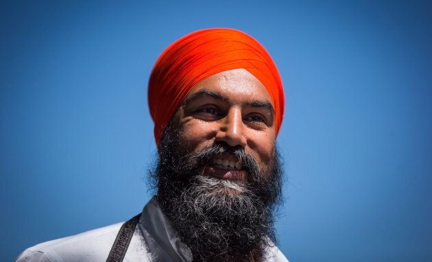 NDP Leader Jagmeet Singh arrives for a news conference in Vancouver, on Friday July 13, 2018.