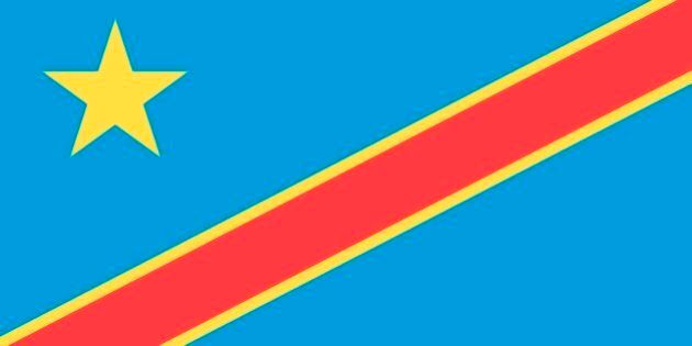 Flag Of The Democratic Republic Of The Congo (Formerly Zaire). (Photo By Encyclopaedia Britannica/UIG Via Getty Images)