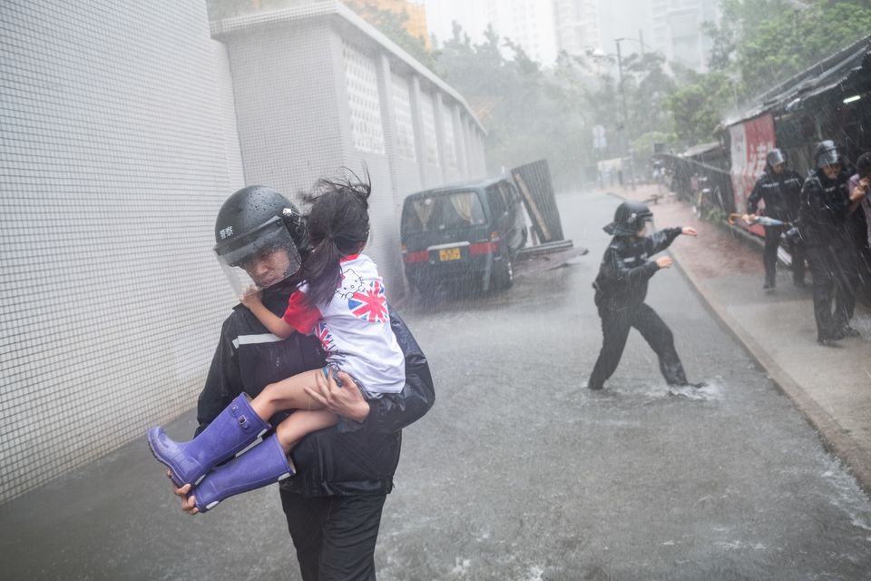 Hong Kong Sets Highest Storm Alert As Super Typhoon Mangkhut Arrives