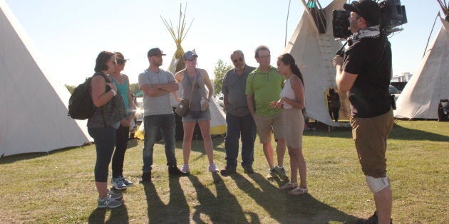 Participants in the new APTN show