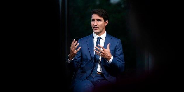 Prime Minister Justin Trudeau participates in an armchair discussion with Maclean's magazine in Ottawa on Sept. 17, 2018.