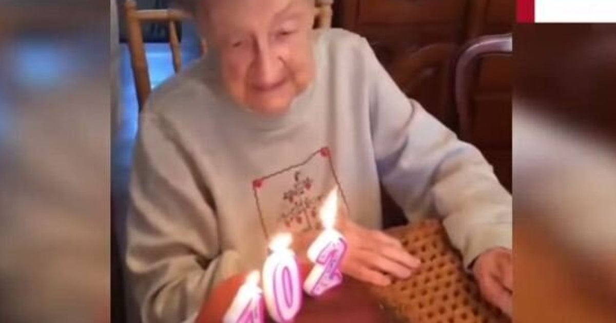 Adorable 102YearOld Grandma Loses Her Dentures Blowing Out Candles