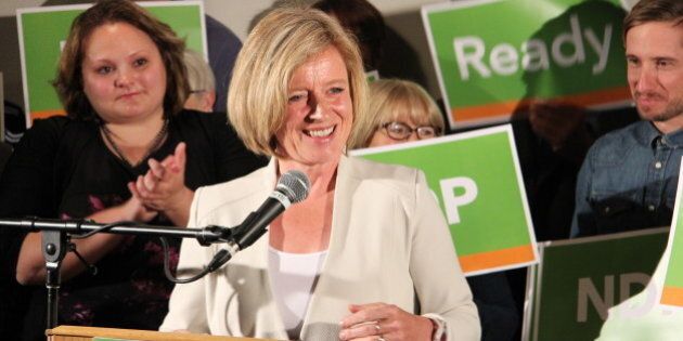 Edmonton-Strathcona MLA Rachel Notley launches her campaign to become leader of Alberta's NDP (June 16, 2014).