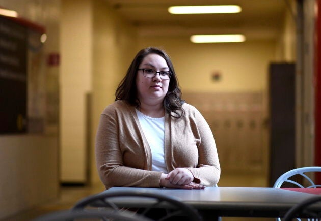 Jade Cooligan Pang, Carleton University student and president of Our Turn, at Carleton University in Ottawa on April 17, 2018.