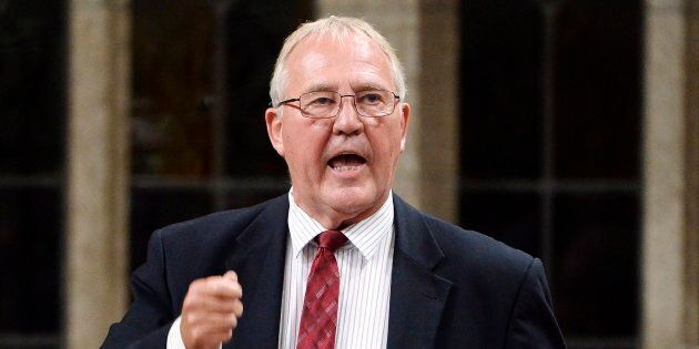 Border Security Minister Bill Blair rises during question period in the House of Commons on Sept. 18, 2018.