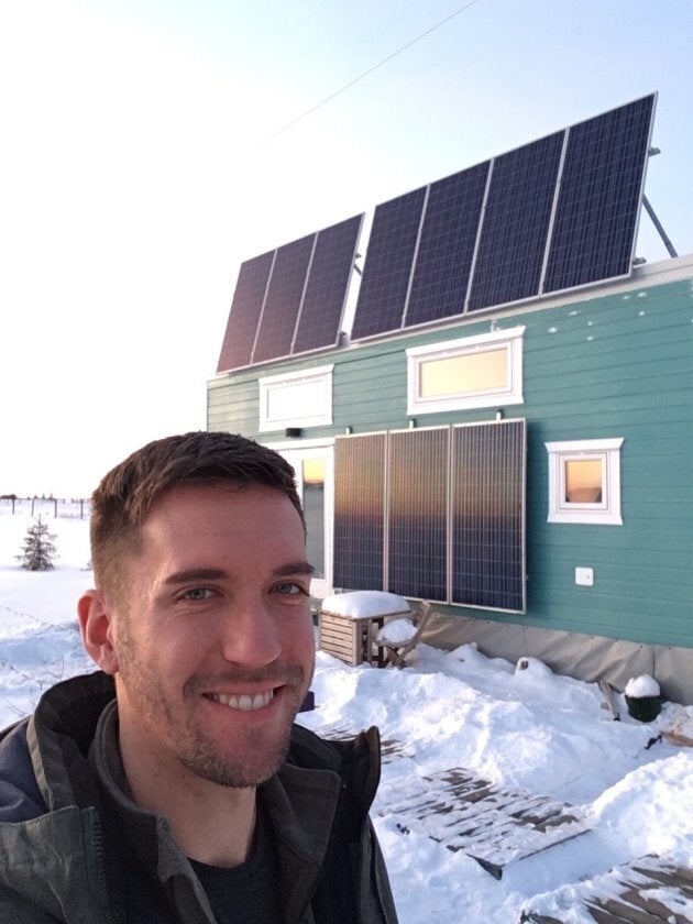 Zerbin teaches other people how to navigate the tiny home process — something he went through himself when building his own 360 sq.-ft. house.