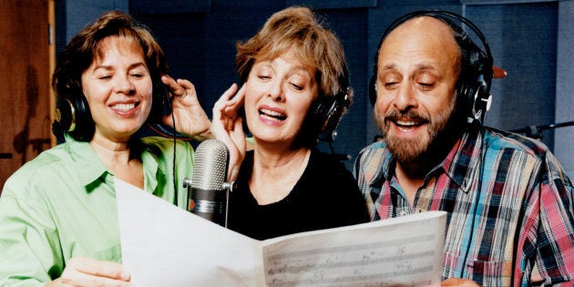 Sharon, Lois and Bram performing together before Lois Lilienstein (middle) died in 2015 of cancer.