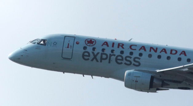 An Air Canada airplane takes off from Newark Liberty Airport on Sept. 30, 2018.