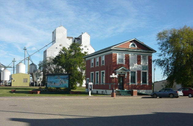 The town office at Duck Lake, Sask.