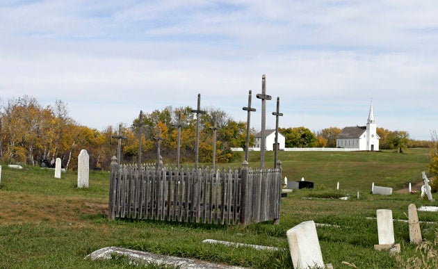 Metis graves are marked in Batoche, Sask., the site of a major battle of the Northwest Rebellion about 10 kilometres southeast of Duck Lake.