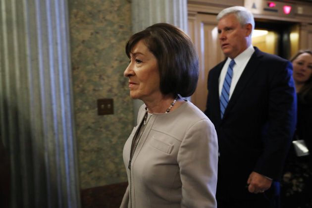 Senator Susan Collins, a Republican from Maine, arrives on Capitol Hill in Washington, D.C., U.S., on Friday, Oct. 5, 2018.