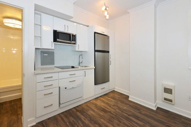 A 200-square-foot apartment on Beaty Street in Toronto.