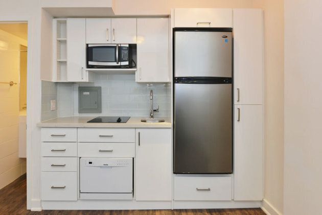 A 200-square-foot apartment on Beaty Street in Toronto.