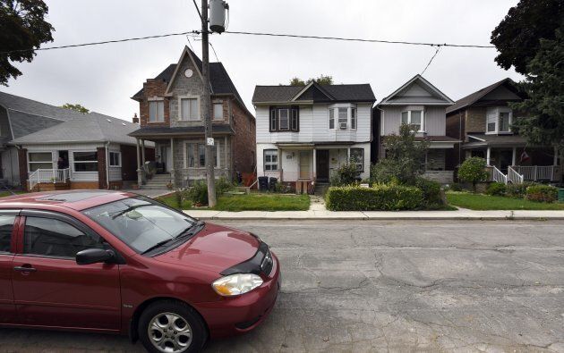 Homes in the Eglinton West neighbourhood of Toronto.
