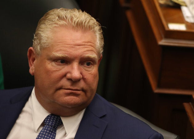 Premier Doug Ford at Queen's Park.