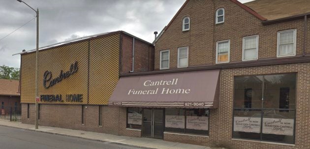 Cantrell Funeral Home before its closing.