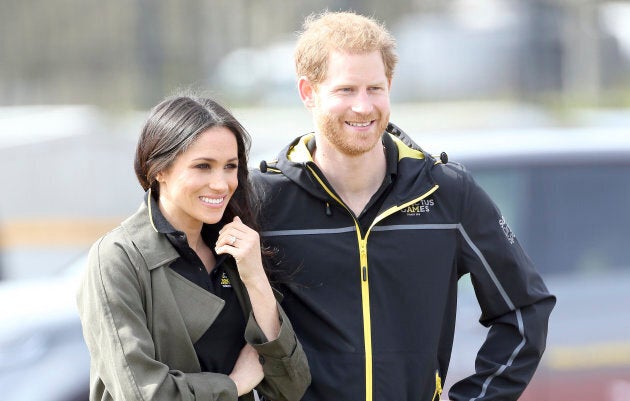 Prince Harry and Meghan Markle at the UK team trials for the Invictus Games Sydney 2018, at the University of Bath Sports Training Village.