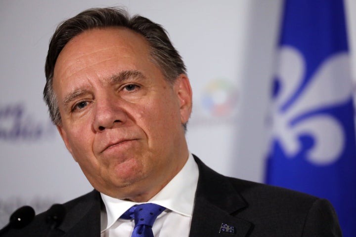 Premier-designate of Quebec Francois Legault in Yerevan, Armenia on Oct.12, 2018.