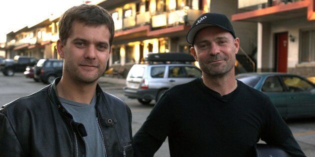 Joshua Jackson, left, and Gord Downie, right, starred in the 2008 film,