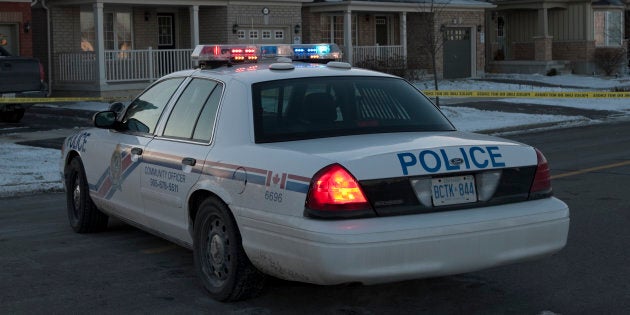 A Halton Regional Police vehicle.