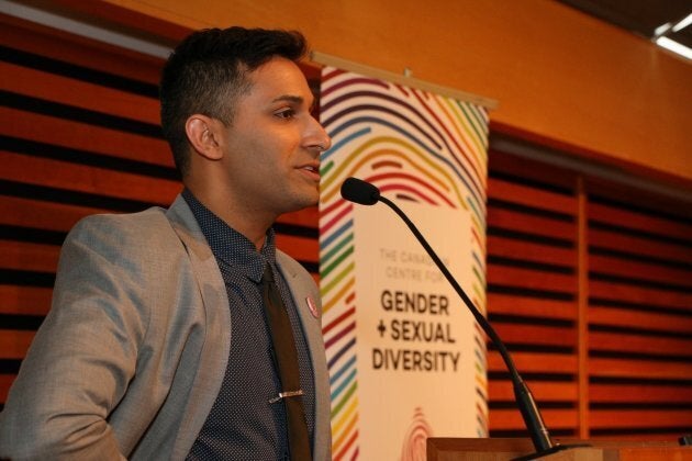 Jeremy Dias of the Canadian Centre for Gender & Sexual Diversity.