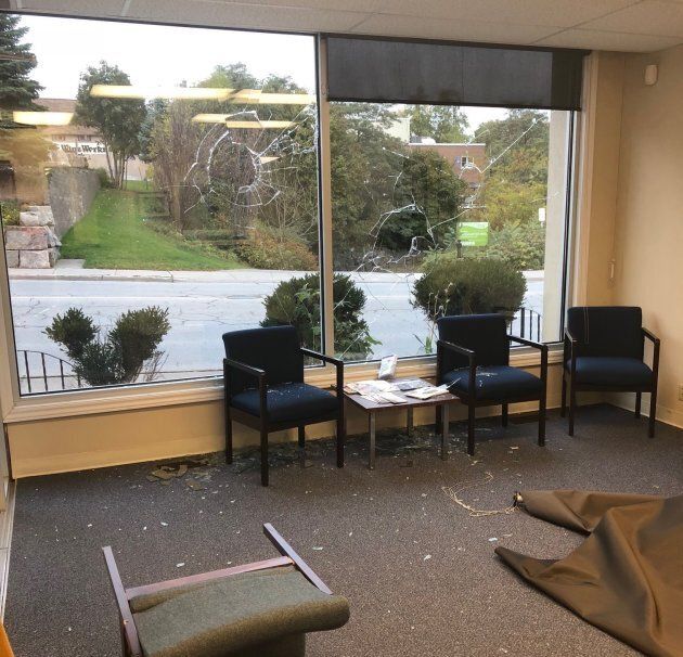 Ontario MPP Laurie Scott's office was broken into in the early hours of Wednesday morning.