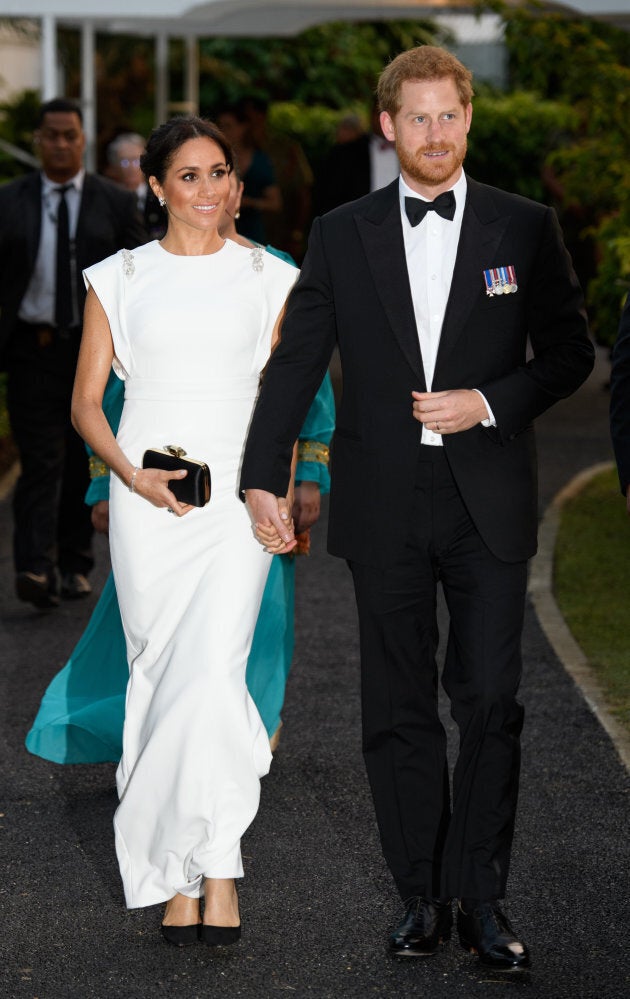 The duke and duchess look like perfection.