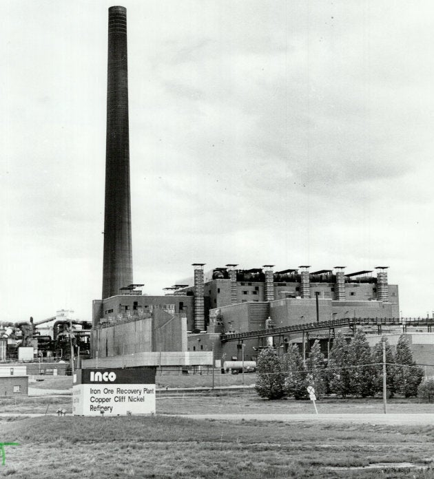 The Inco site in 1982.