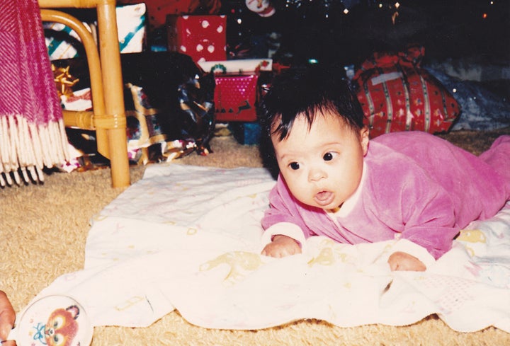 Enrica's first Christmas, when the presents were still bigger than her!