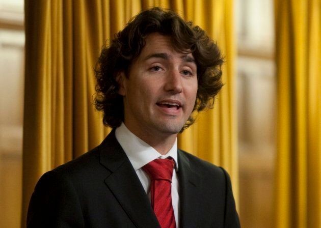 Then a Liberal MP, Justin Trudeau rises during Question Period in the House of Commons on Parliament Hill in Ottawa on Oct. 7, 2010.