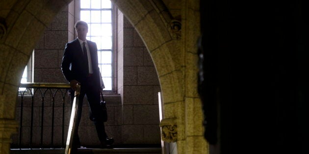 Prime Minister Justin Trudeau makes his way to the House of Commons on Parliament Hill in Ottawa on Oct. 29, 2018.