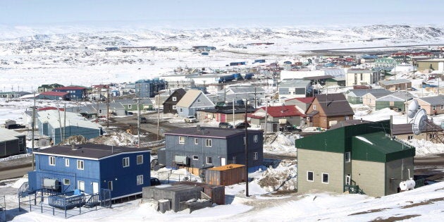 A scene from Iqaluit on April 25, 2015.