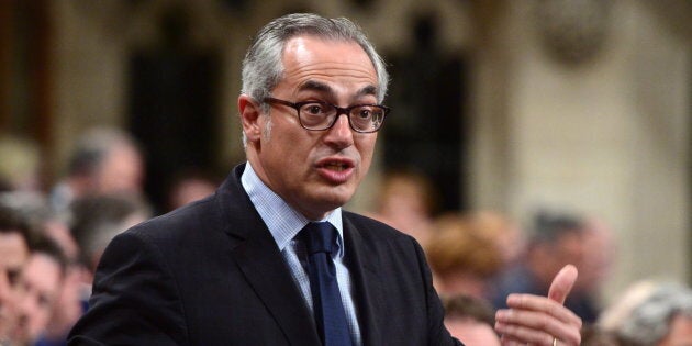 Conservative MP Tony Clement stands during question period in the House of Commons on Parliament Hill on June 12, 2017.