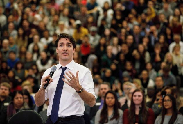 Prime Minister Justin Trudeau said some injured ex-soldiers are asking for more than the federal government can afford during a town hall meeting in Edmonton on Feb. 1, 2018.