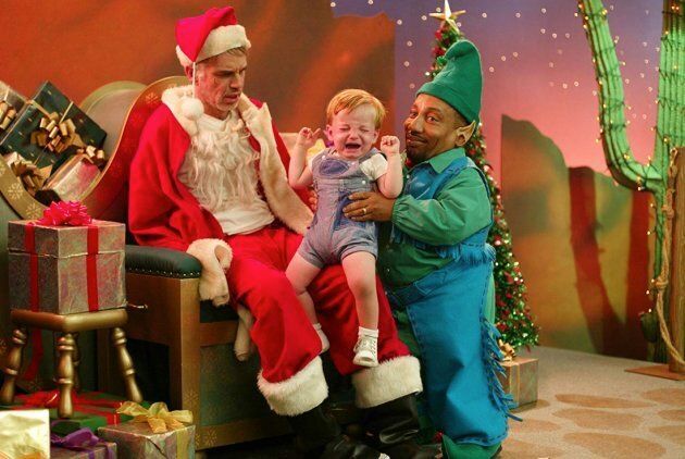 "Bad Santa" is a 2003 movie starring Billy Bob Thornton as the bad Santa.