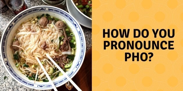 Pho is a popular, and often mispronounced, Vietnamese noodle soup typically made with beef or chicken broth, noodles, rice noodles, meat and assorted other ingredients.