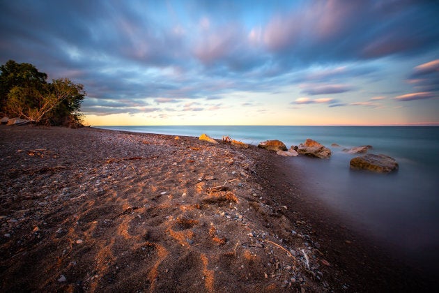 A long exposure at Point Pelee National Park.
