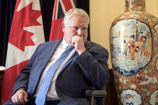 Ontario Premier Doug Ford in the Queens Park on Oct. 30, 2018.