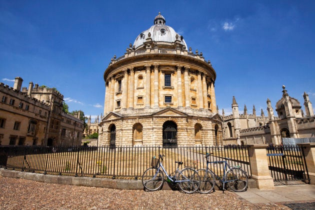 The Radcliffe Camera at Oxford University in England.