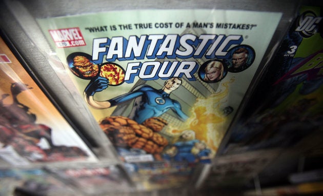 A Fantastic Four comic book.