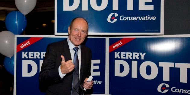Edmonton Griesbach MP Kerry Diotte Edmonton Griesbach celebrates winning the seat Oct. 19, 2015.