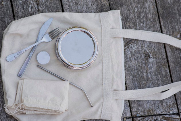 Try to carry around your own silverware to avoid using plastics.