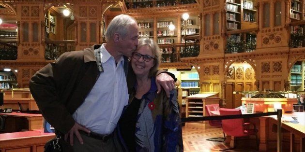 Elizabeth May and John Kidder are getting married next year.