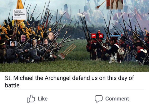 St. Michael's College School confirmed the images were posted by an alumnus under a fake name. This image is a cropped version of the original post.