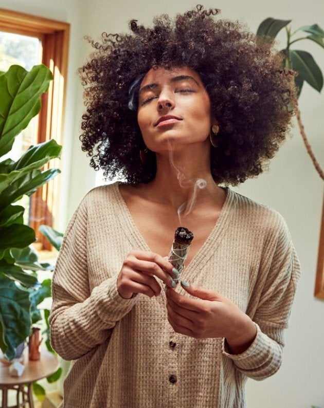 Urban Outfitters still sells their "White Sage Incense Stick," and this is one of the photos used to market the products.