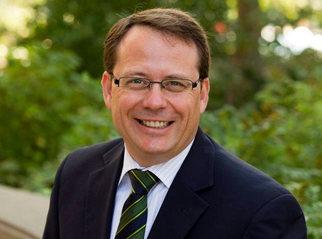 Ontario Green Party Leader Mike Schreiner poses for a photo in Toronto on Aug. 15, 2011.