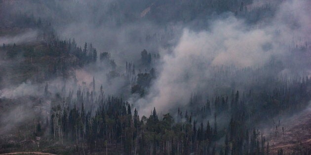 Wildfires in Fort Fraser, B.C., Aug. 2018. A Lancet report says the health effects of climate change are going to get even worse over the next 10 years.